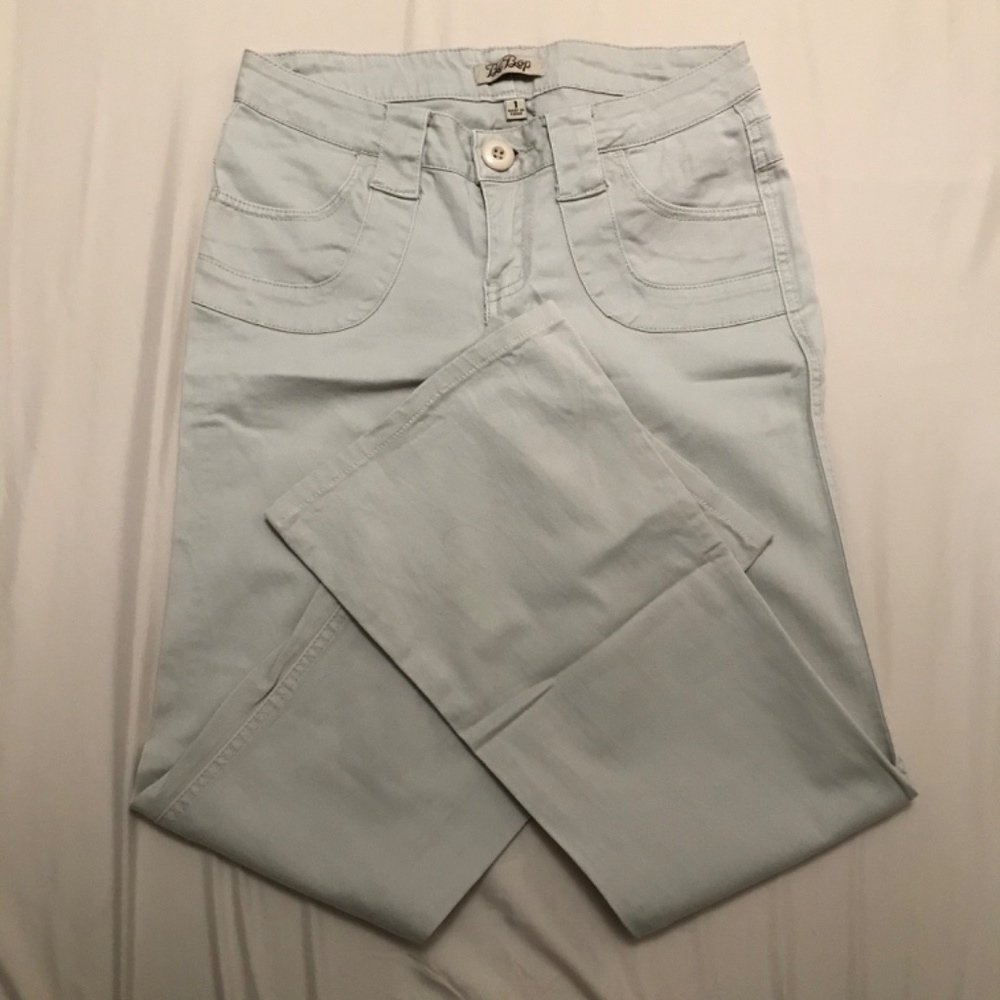 Be Bop Flared Light Beige Pants - Picture 6 of 7